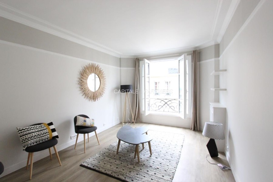 furnished  1 bedroom Apartment PARIS 17 - 46 m²;