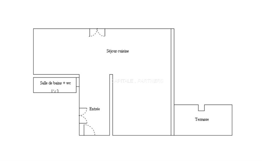 Studio  PARIS 8 - 26 m²;